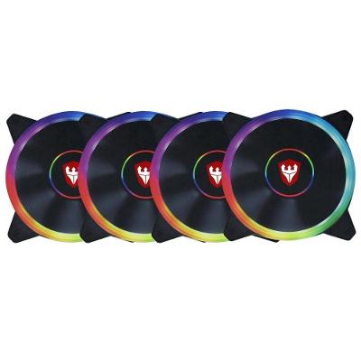 Cooler para Gabinete RGB-30K 120mm Kit com 4 Ventoinhas RGB Silenciosas Satellite
