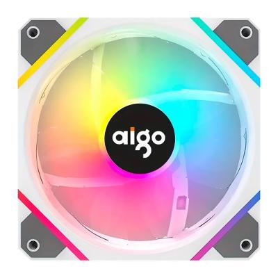 Cooler para Gabinete AM12 Pro ARGB 120mm com Iluminação Endereçável Branco Aigo
