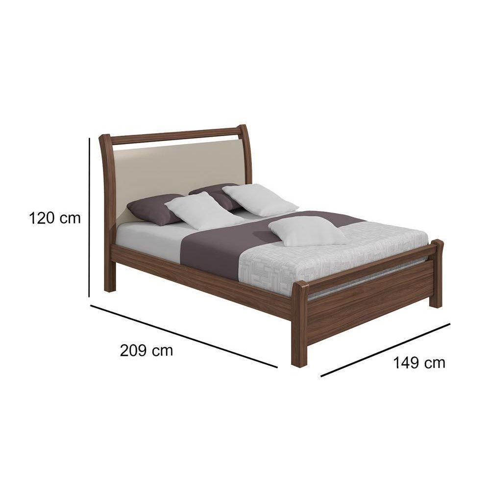 Cama de Casal  Reali Rovere/Amêndoa - Lopas - 4