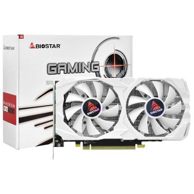 Placa de Vídeo Gaming White RX580 8GB GDDR5 para Jogos Branco Biostar
