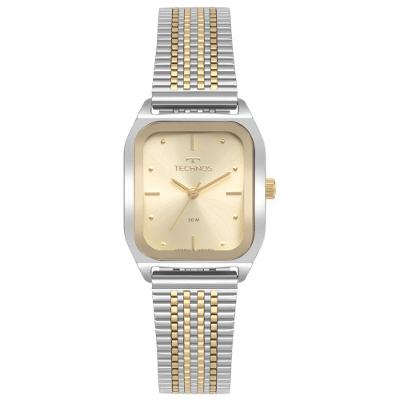 Relógio Feminino 2035NFS-1X Analógico Pulseira de Metal Style Bicolor Technos