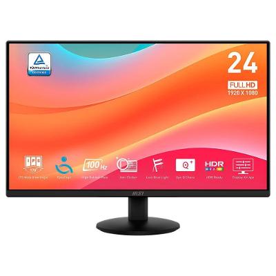 Monitor MSI Pro MP242L 23,8" Full HD IPS 100Hz 1ms Widescreen Preto