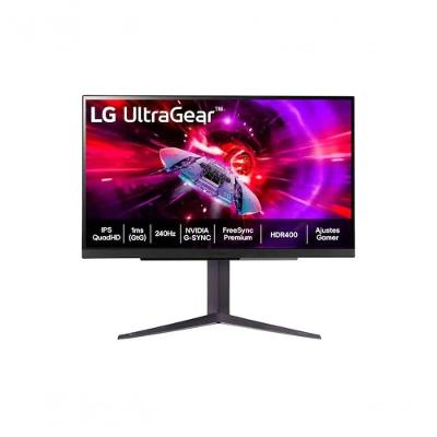Monitor Gamer Ultragear 27GR83Q-B 27" QHD IPS 240Hz Ajuste de Altura LG