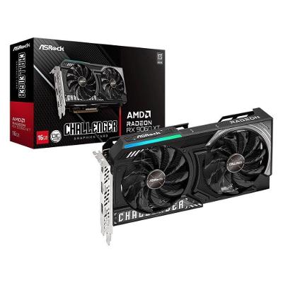 Placa de Vídeo RX 9060 XT Challenger OC 16GB GDDR6 para Alto Desempenho Gráfico Asrock