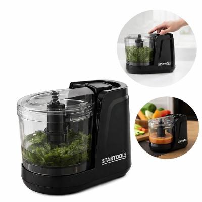 Mini Processador Elétrico Yeet Mini Processador 100W 350ml Triturador de Alimentos Preto 110V