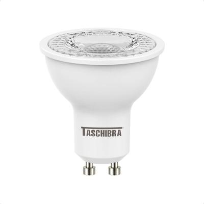 Kit 20 Lâmpadas Led Dicroica Mr16 Tdl 7W 6500K Branco Bivolt Taschibra