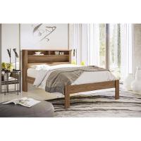 Cama de Casal Invicta com Baú + 2 Nichos Branco - Santos Andirá - 5