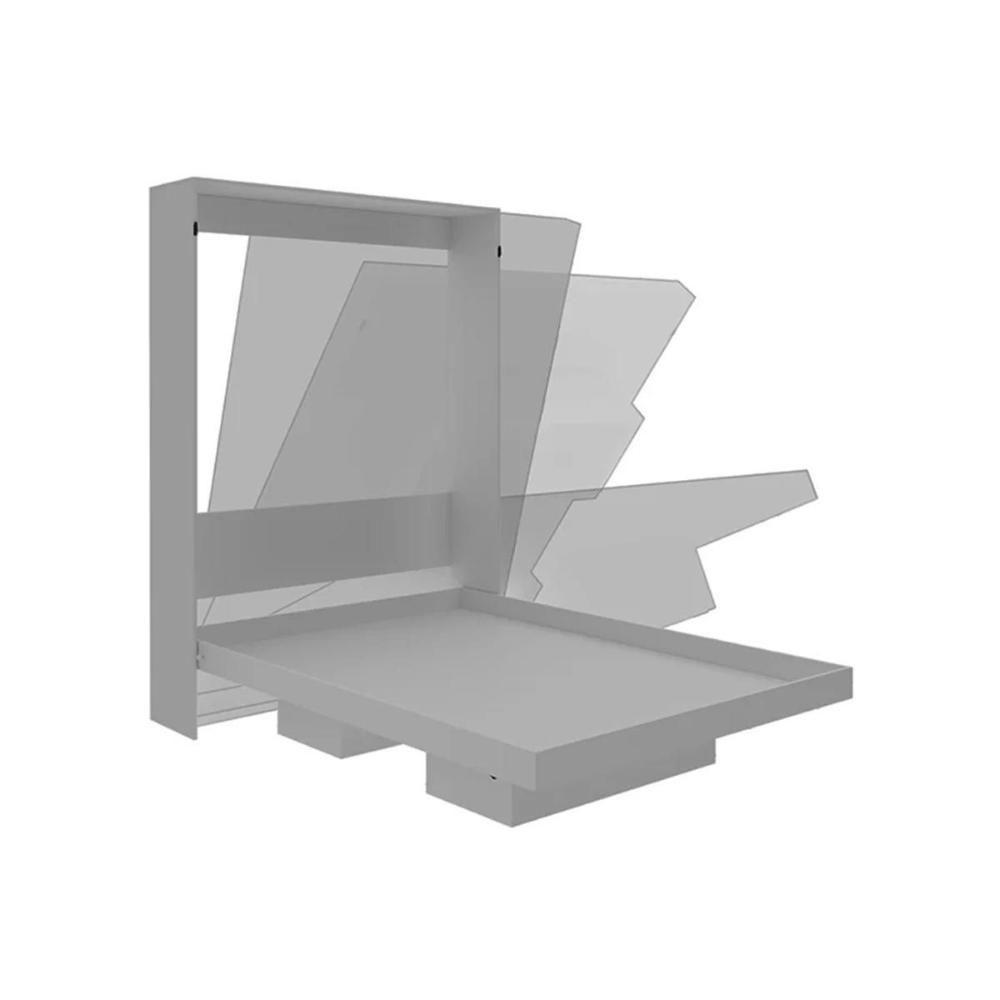 Cama de Casal Articulada Dobrável MultifuncionalCM8016 Amêndoa - Tecno Mobili - 5