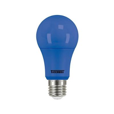 Kit 10 Lâmpadas LED TKL Colors 5W E27 Azul Bivolt para Ambientes Internos Taschibra