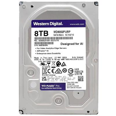 Hd Interno para Vigilância 8TB Wd Purple Pro 3.5 Sata 3 WD8002PURP Western Digital