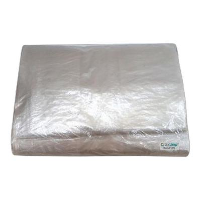 Saco para Lixo Transparente 40L Normal com 100 Unidades Higipack