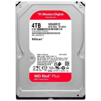 Hd Interno para nas 4tb Wd Red Plus 3.5 Sata 3 5400 RPM Western Digital