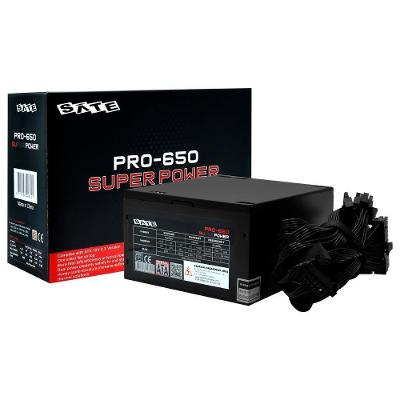 Fonte de Alimentação ATX PRO-650 Super Power 650W 80 Plus Bronze Preto Satellite
