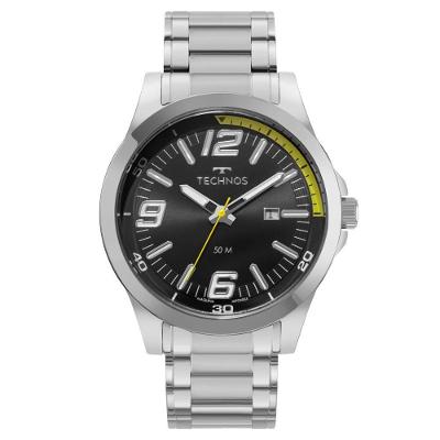 Relógio de Pulso Masculino 2115UDT-1P Analógico Pulseira Metal Prata Technos