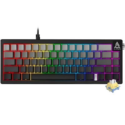 Teclado Gamer Mecânico Ajazz AK650 Nacodexx Mini Rgb Usb Tipo C Layout Inglês Preto