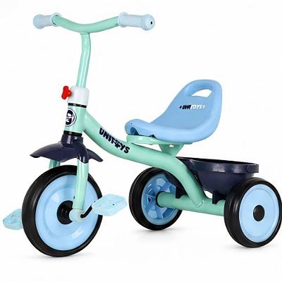 Triciclo Infantil Educativo Coordenação Motora Equilíbrio Encosto Cestinha Unitoys