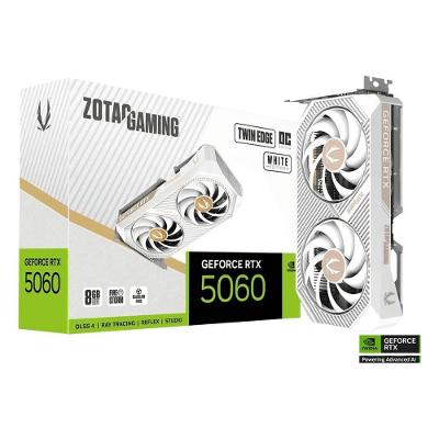 Placa de Vídeo Geforce RTX 5060 Twin Edge OC White Edition para Pc Gamer Zotac