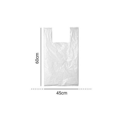 Sacola Plástica Branca 45x60 Polietileno Reciclado Pacote 5kg Higipack