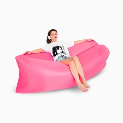 Sofá Inflável de Ar Portátil Puff Impermeável para Praia Camping com Bolsa de Armazenamento Utibom
