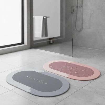 Tapete Antiderrapante Oval para Banheiro Pvc 58x38cm 1 Peça Texturizado Top Rio Comercial