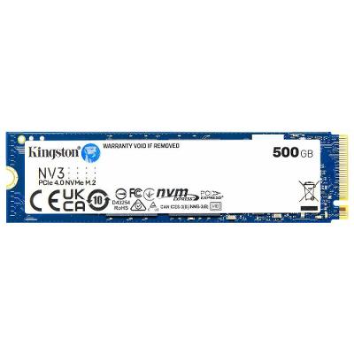 Ssd M.2 Nvme 500gb Nv3 Snv3s-500g para Desempenho Diário em Pc e Notebook Kingston