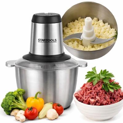 Multiprocessador Elétrico Yeet 2L 200W 4 Lâminas Inox 3 Velocidades Prata 110V