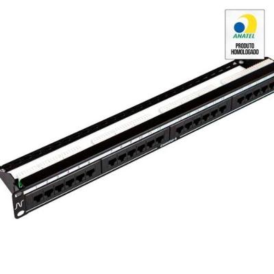 Patch Panel Cat.5e 24 Portas para Voz Dados e Imagem com Conexões RJ45 Nexans Brasil