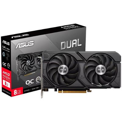 Placa de Vídeo DUAL-RX7600-O8G-EVO Radeon RX7600 8GB GDDR6 Asus