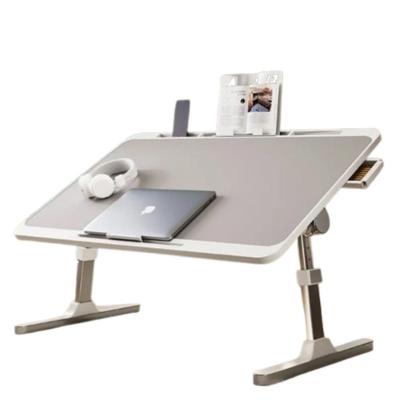 Mesa para Notebook Sofa Cama Ajustável com Gaveta Alumínio 60cm Cinza Utibom