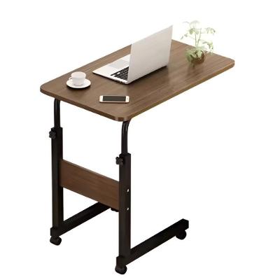 Mesa Multiuso para Notebook Ajustável com Rodízios 60cm Marrom Utibom