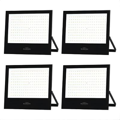 Kit 4 Refletor de LED Slim 150W Branco Frio Preto Bivolt Blumenau Iluminação