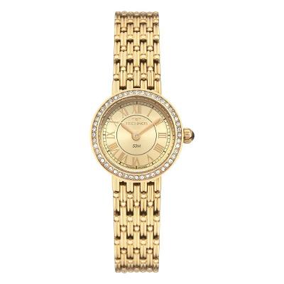 Relógio Feminino 2025LUY-1X Analógico Pulseira de Aço Inox Dourado Technos