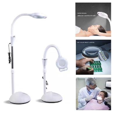 Lupa Luminária com Tripé Yeet Profissional 120 Leds Luz Fria Ampliação 3x a 5x 220V