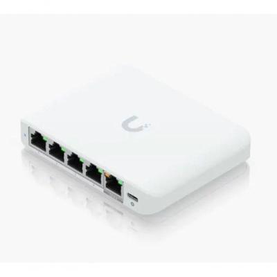 Switch de Rede Usw-Flex-2.5G-5 com 5 Portas 2.5g para Redes de Alta Velocidade Ubiquiti