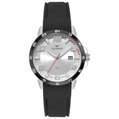 Relógio Masculino Racer Premium 2315LBN-2K Analógico Silicone Preto Technos