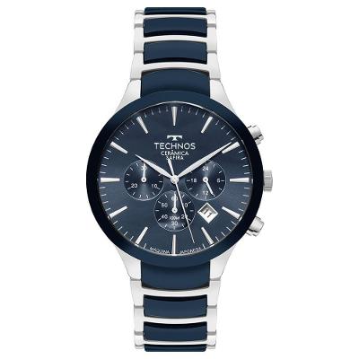 Relógio Masculino Js25bdc-2a Cronógrafo com Pulseira em Aço Inoxidável Prata Technos