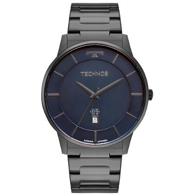 Relógio Masculino Gm10yz-1a Analógico Pulseira Metal Grafite Technos