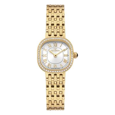Relógio Feminino 2025LUV-1K Analógico Pulseira de Aço Inox Dourado Technos