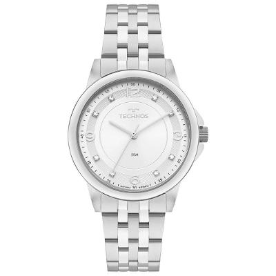 Relógio Feminino 2035NFO-1K Analógico Pulseira Metal Prata Technos