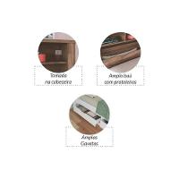 Cama Solteiro Invicta c/Auxiliar Branco - Santos Andirá - 7