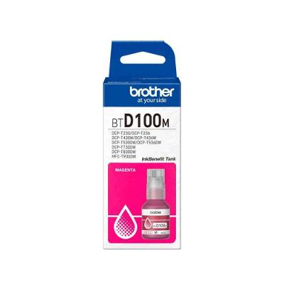 Refil de Tinta BTD100M para Impressão de Alto Rendimento Magenta Brother