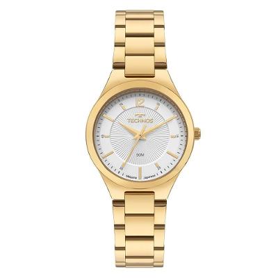 Relógio Feminino 2035NFF-1K Analógico Pulseira Metal Dourado Pequeno Boutique Technos