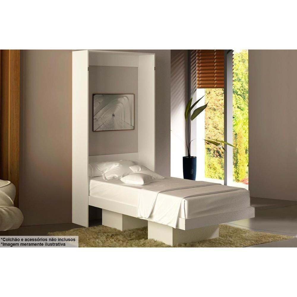 Cama Solteiro CM8015 Articulada Branco - Tecno Mobili - 1