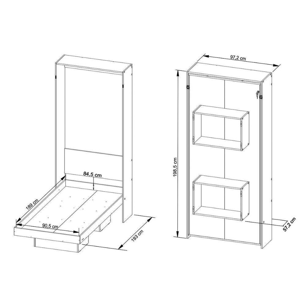 Cama Solteiro CM8015 Articulada Branco - Tecno Mobili - 3