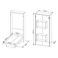 Cama Solteiro CM8015 Articulada Branco - Tecno Mobili - 3