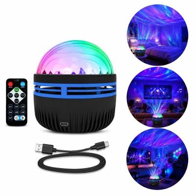 Luminária Projetor Noturno LED RGB com Controle Remoto Branco Yeet