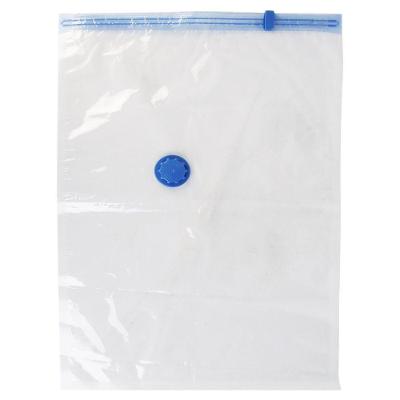 Saco Organizador a Vácuo g 70x100cm para Armário em Pe e Pet Branco Clean Tech