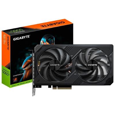 Placa de Vídeo Geforce RTX5060TI Windforce OC 8GB GDDR7 para Jogos e Criação de Conteúdo Gigabyte