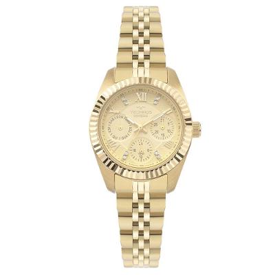 Relógio Feminino Riviera Vx3jaf-1x Analógico Dourado Technos