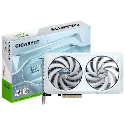 Placa de Vídeo Geforce RTX5060 Eagle Oc Ice 8GB GDDR7 para Games e Criação Gigabyte